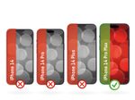 DISPLEX Panzerglas (10H, 2D) für Apple iPhone 14 Pro Max, Eco-Montagerahmen, kratzer-resistent