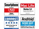 DISPLEX Panzerglas (10H) für Apple iPhone 13 Pro Max/14 Plus, Eco-Montagerahmen, Full Cover