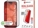 DISPLEX Panzerglas (10H) für Apple iPhone 14 Pro Max, Eco-Montagerahmen, Full Cover