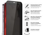 DISPLEX Privacy Panzerglas (10H) für Apple iPhone 13 Pro Max/14 Plus, Eco-Montagerahmen, Privacy Filter
