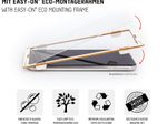DISPLEX Panzerglas + Schutzhülle für Apple iPhone 14, Eco-Montagerahmen, kratzer-resistent