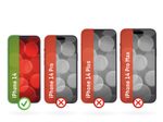 DISPLEX Panzerglas + Schutzhülle für Apple iPhone 14, Eco-Montagerahmen, kratzer-resistent