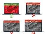 DISPLEX PRIVACY SAFE Magnetischer 2-Wege Blickschutzfilter für Laptop/ Notebook 13,3'' (16:9)