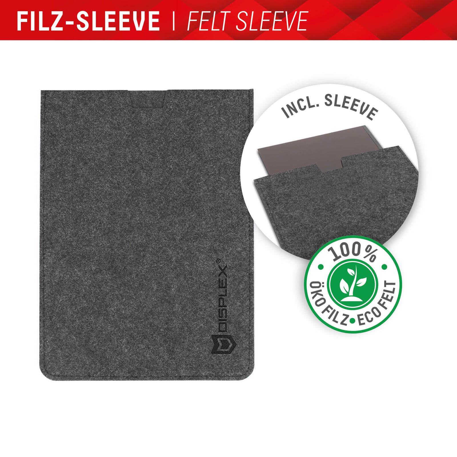 DISPLEX PRIVACY SAFE Magnetischer 2-Wege Blickschutzfilter für Laptop/ Notebook 13,3'' (16:10)