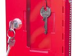 WEDO Schlüsselkasten   mit 1 Zylinderschloss signalrot