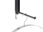 blomus Wandgarderobe Lanca schwarz 2,0 x 25,5 cm 1 Haken