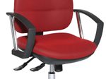 Bürostuhl Unni SY Deluxe rot, Gestell chrom