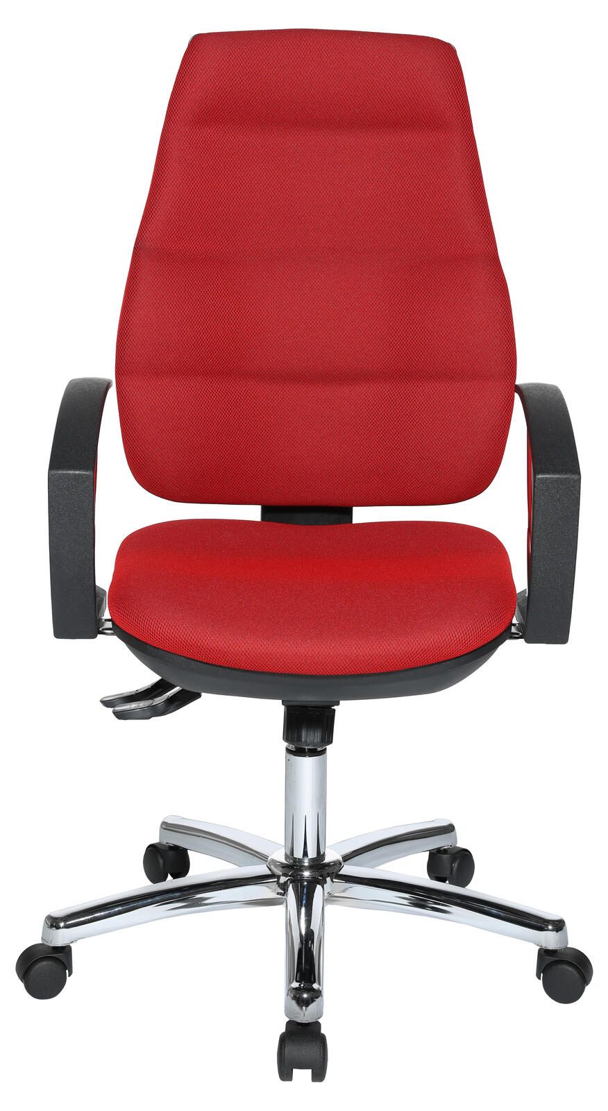 Bürostuhl Unni SY Deluxe rot, Gestell chrom