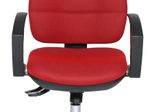 Bürostuhl Unni SY Deluxe rot, Gestell chrom