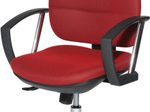 Bürostuhl Unni SY Deluxe rot, Gestell chrom