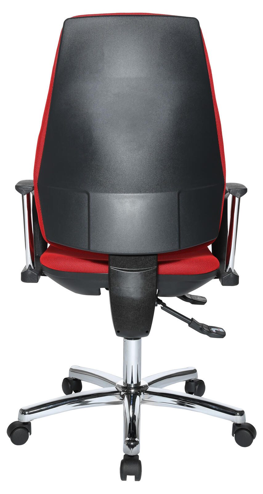 Bürostuhl Unni SY Deluxe rot, Gestell chrom