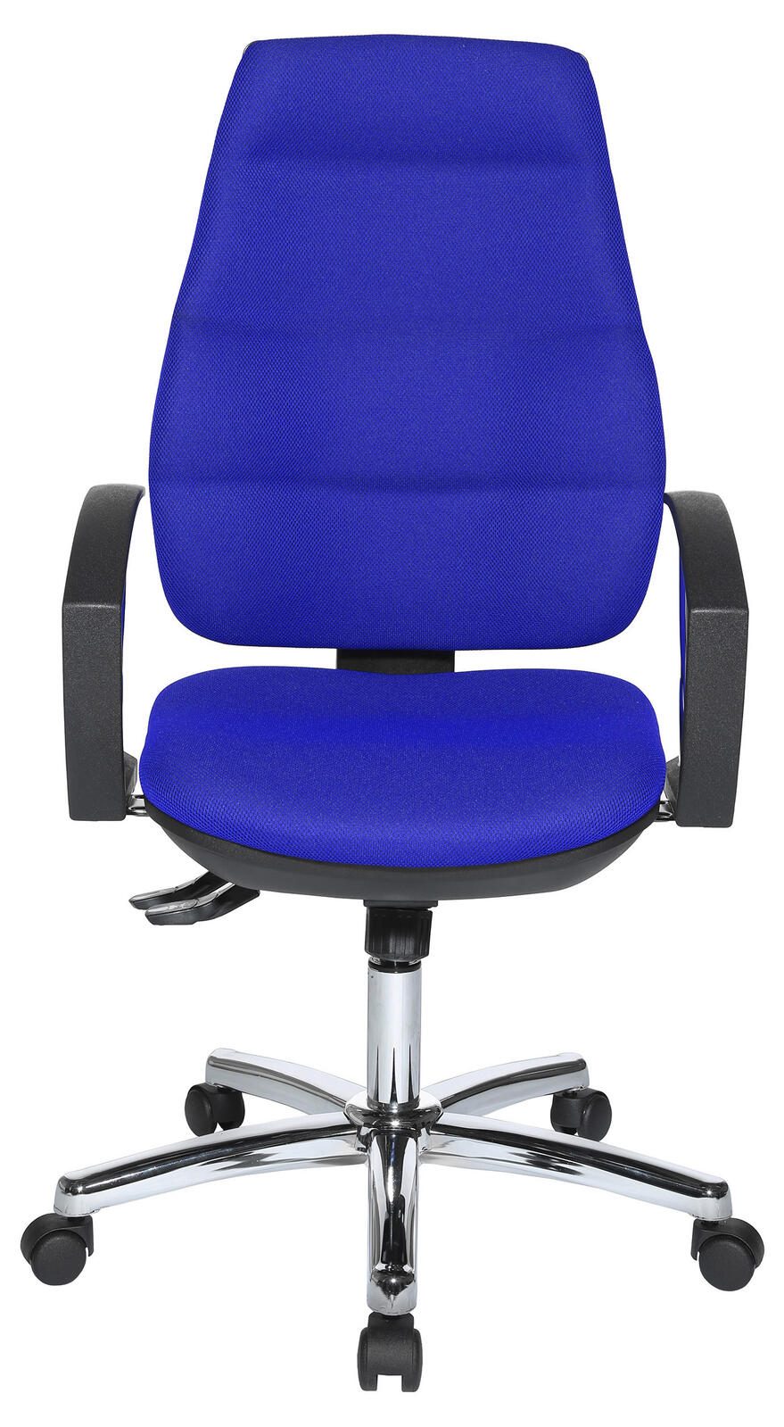 Bürostuhl Unni SY Deluxe blau, Gestell chrom
