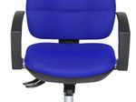 Bürostuhl Unni SY Deluxe blau, Gestell chrom