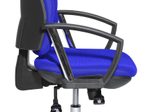 Bürostuhl Unni SY Deluxe blau, Gestell chrom