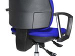 Bürostuhl Unni SY Deluxe blau, Gestell chrom