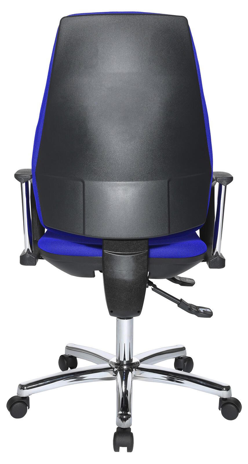 Bürostuhl Unni SY Deluxe blau, Gestell chrom