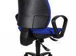 Bürostuhl Unni SY blau, Gestell schwarz