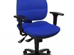 Bürostuhl Unni SY blau, Gestell schwarz