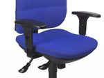 Bürostuhl Unni SY blau, Gestell schwarz