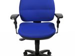 Bürostuhl Unni SY blau, Gestell schwarz