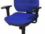 Bürostuhl Unni SY blau, Gestell schwarz