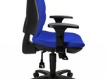 Bürostuhl Unni SY blau, Gestell schwarz