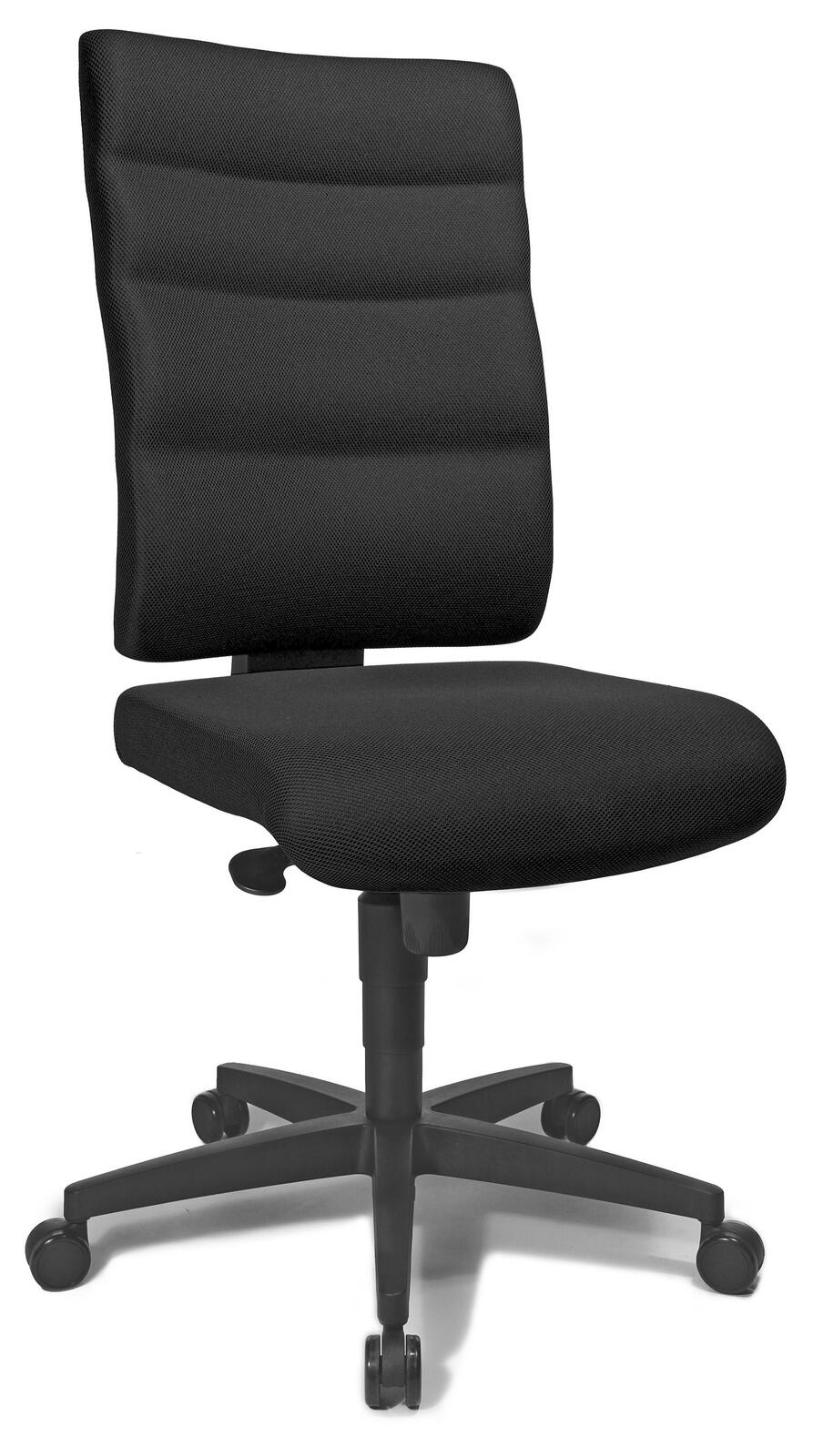 Bürostuhl Unni Med schwarz, Gestell schwarz