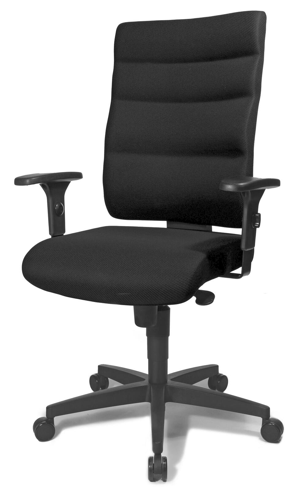 Bürostuhl Unni Med schwarz, Gestell schwarz