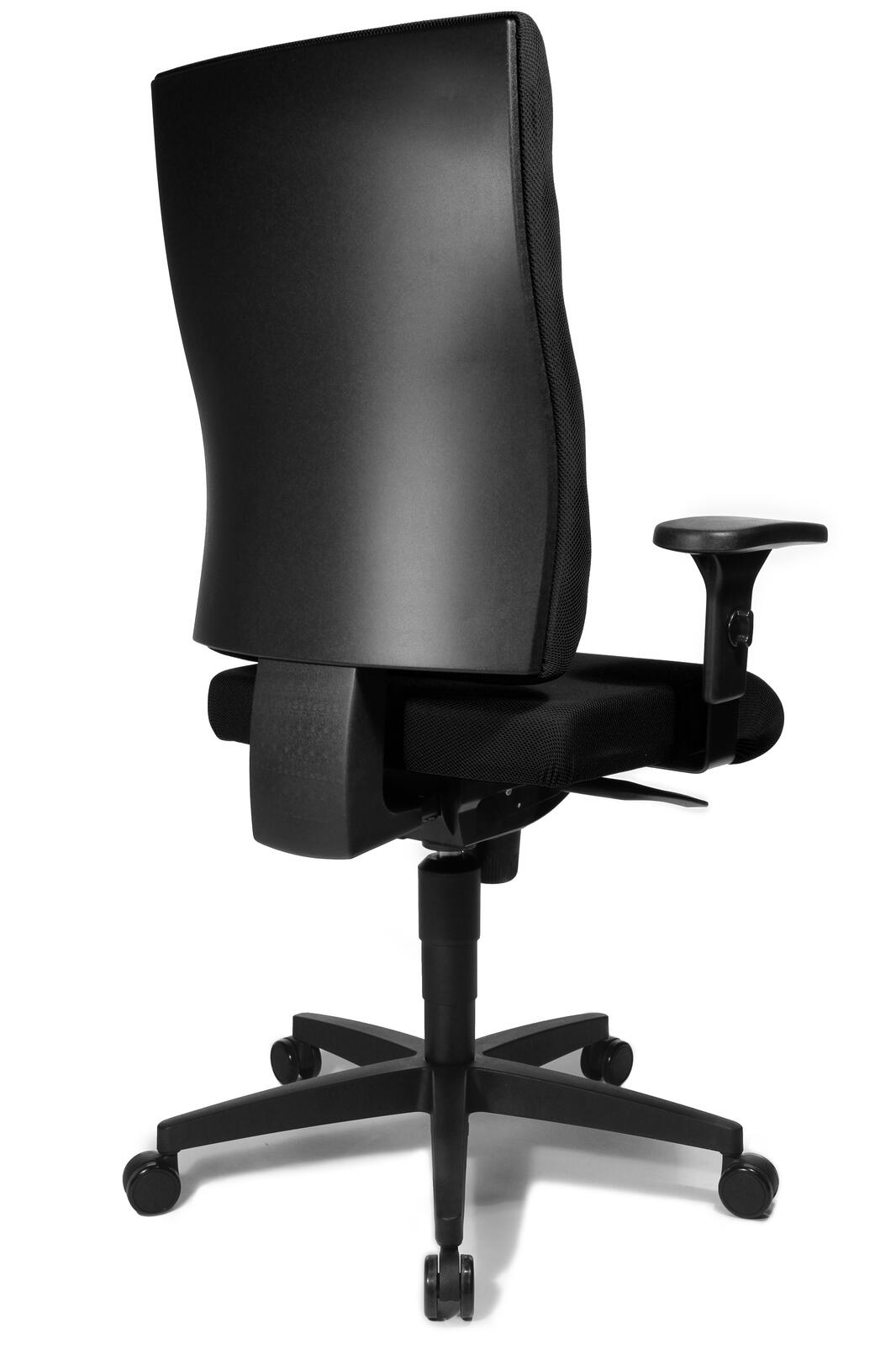 Bürostuhl Unni Med schwarz, Gestell schwarz