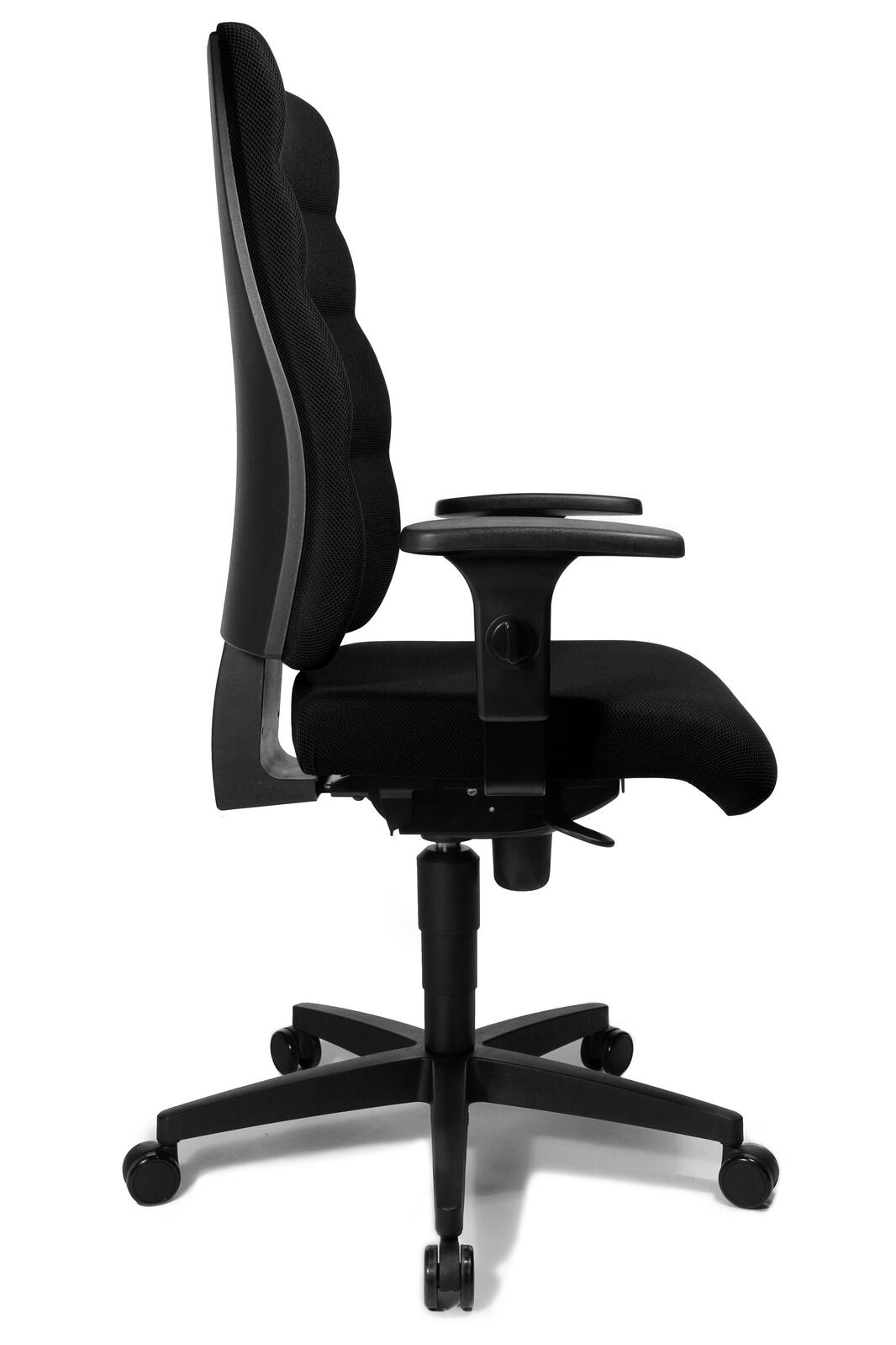Bürostuhl Unni Med schwarz, Gestell schwarz