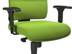 Bürostuhl Unni Med grün, Gestell schwarz