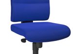 Bürostuhl Unni Med blau, Gestell schwarz