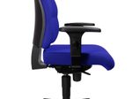 Bürostuhl Unni Med blau, Gestell schwarz
