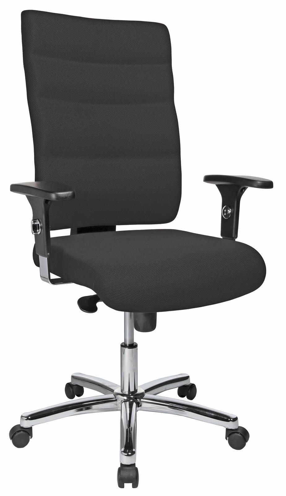 Bürostuhl Unni Med Deluxe schw, Gestell chrom