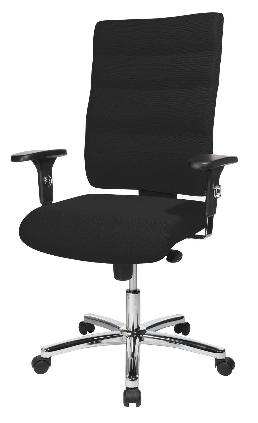 Bürostuhl Unni Med Deluxe schw, Gestell chrom