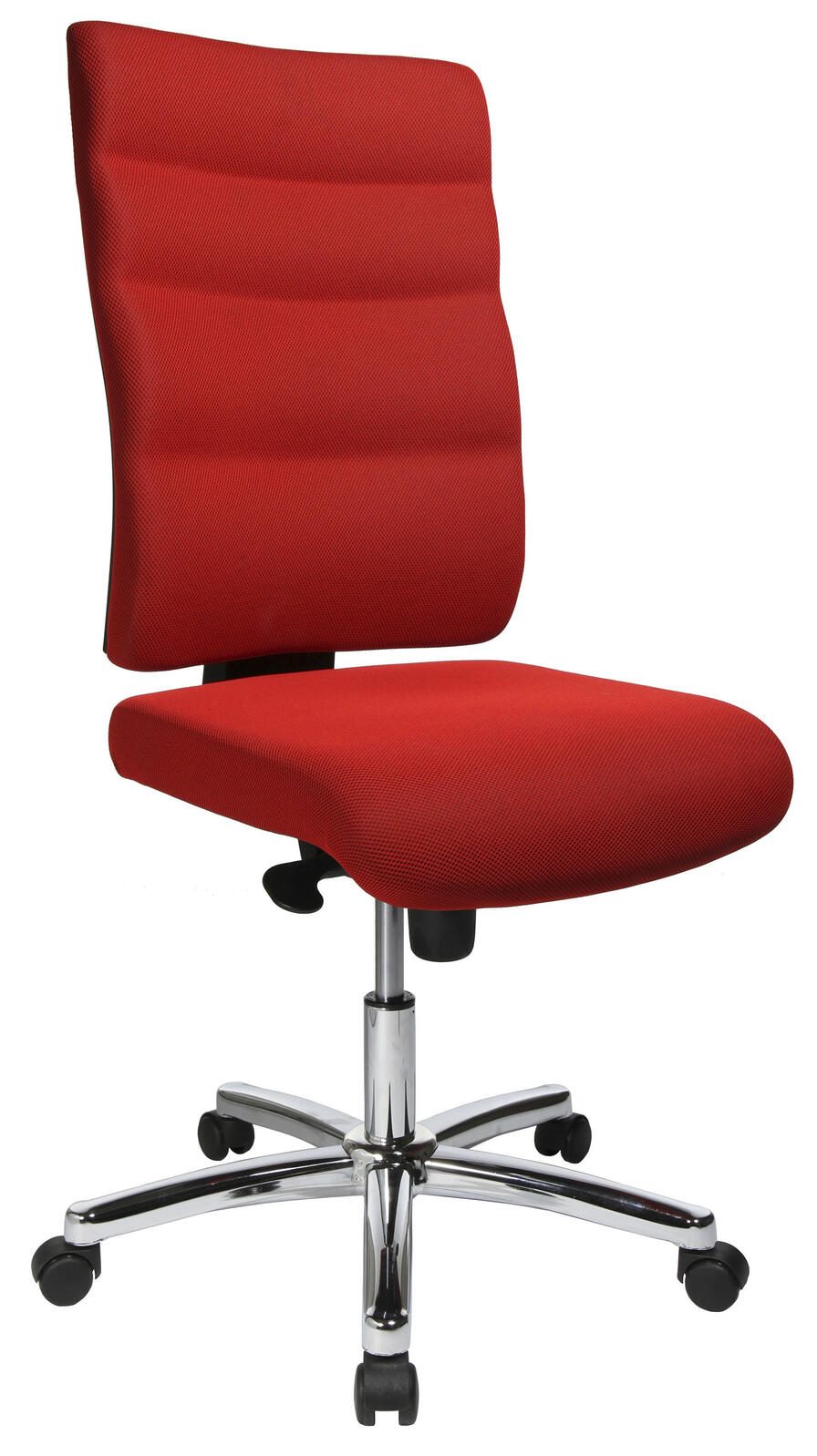 Bürostuhl Unni Med Deluxe rot, Gestell chrom