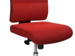 Bürostuhl Unni Med Deluxe rot, Gestell chrom
