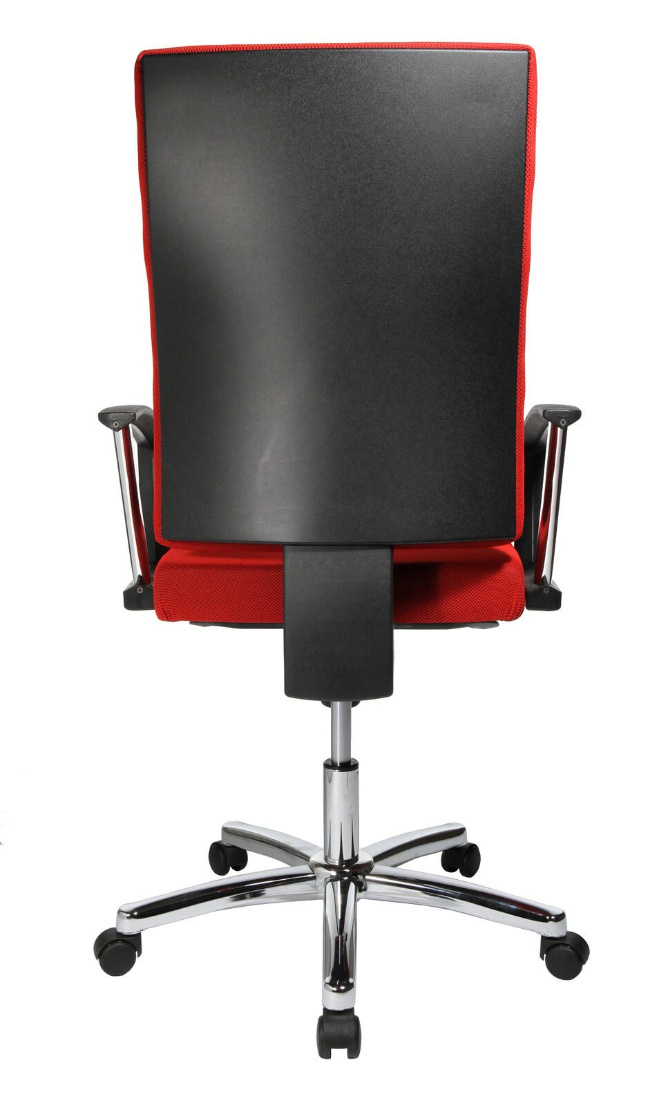 Bürostuhl Unni Med Deluxe rot, Gestell chrom