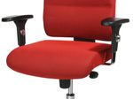 Bürostuhl Unni Med Deluxe rot, Gestell chrom