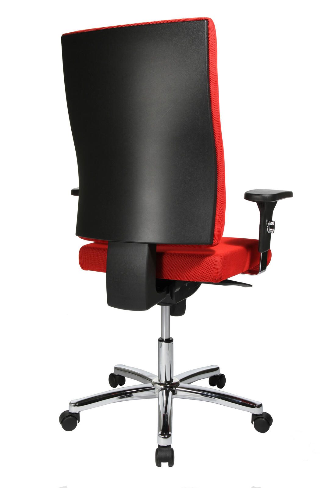 Bürostuhl Unni Med Deluxe rot, Gestell chrom