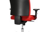 Bürostuhl Unni Med Deluxe rot, Gestell chrom
