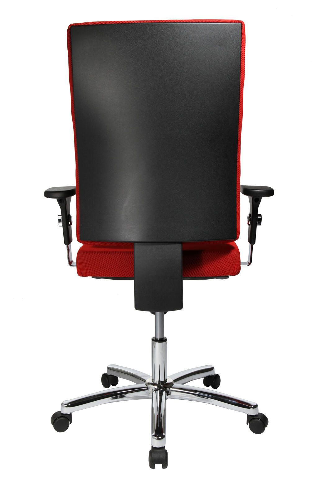 Bürostuhl Unni Med Deluxe rot, Gestell chrom