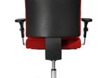Bürostuhl Unni Med Deluxe rot, Gestell chrom