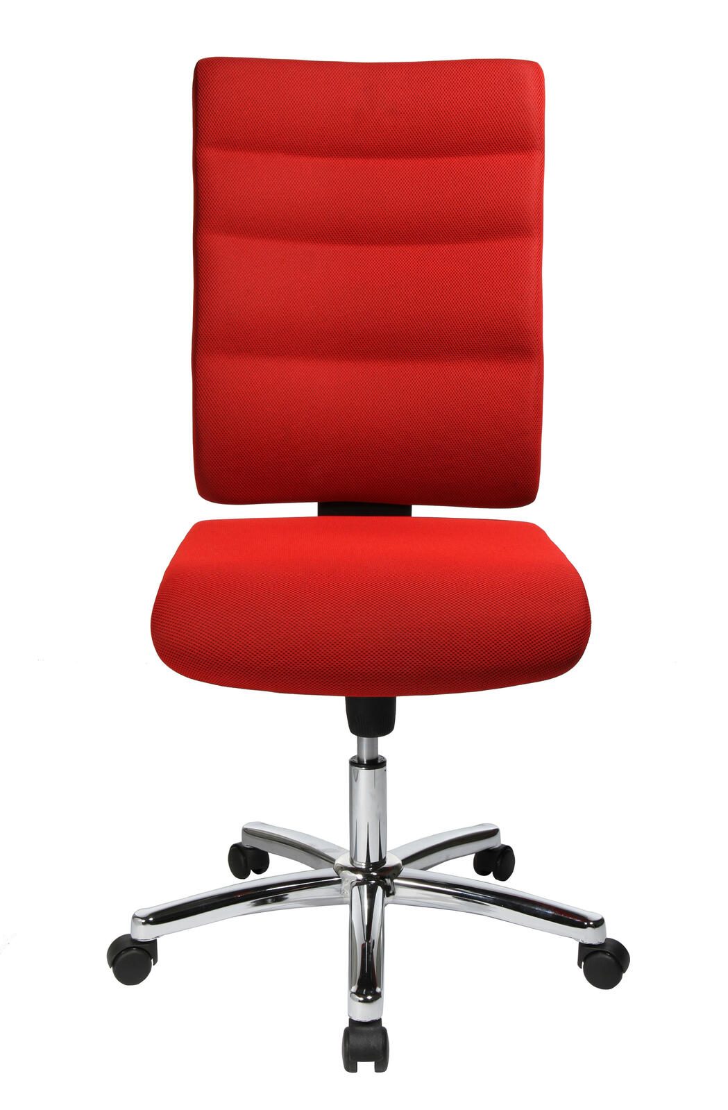 Bürostuhl Unni Med Deluxe rot, Gestell chrom