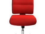 Bürostuhl Unni Med Deluxe rot, Gestell chrom