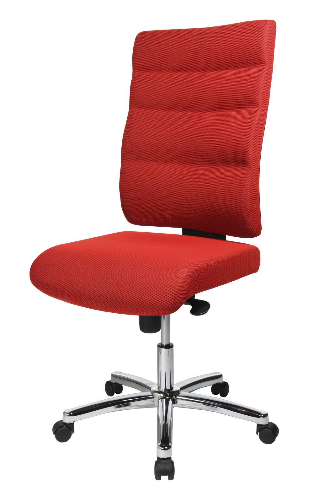 Bürostuhl Unni Med Deluxe rot, Gestell chrom