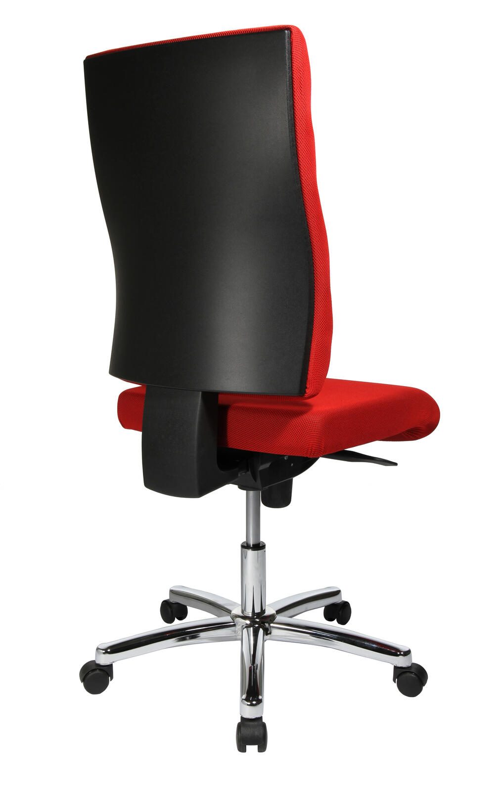 Bürostuhl Unni Med Deluxe rot, Gestell chrom