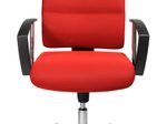 Bürostuhl Unni Med Deluxe rot, Gestell chrom