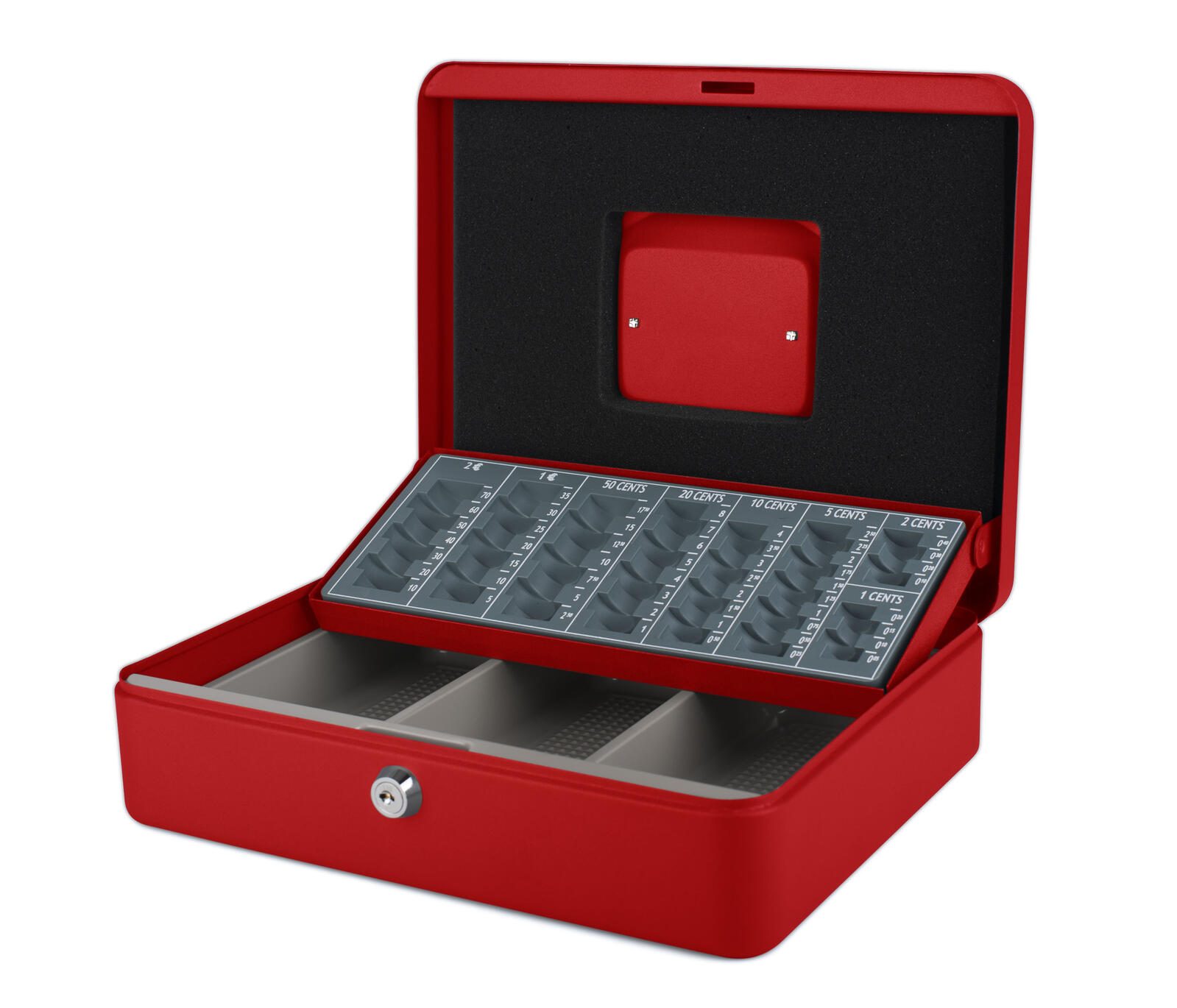 pavo Geldkassette EURO rot