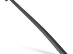 relaxdays Schuhlöffel Metall schwarz